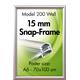 9404573  Plakatramme Snap 15 mm aluminium 